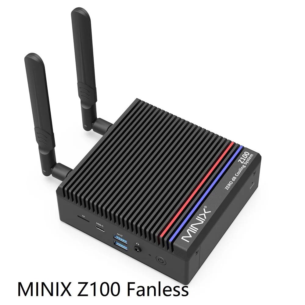 MINIX Z100 Ҹ ̴ PC , 16GB DDR4, 512GB M.2 PCIe X4 NVMe SSD,  11 ũž ǻ, 2.5 GbE ̴, HDMI 4K